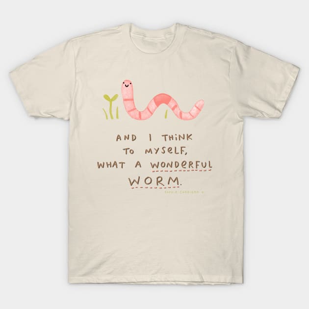 Wonderful Worm T-Shirt by Sophie Corrigan